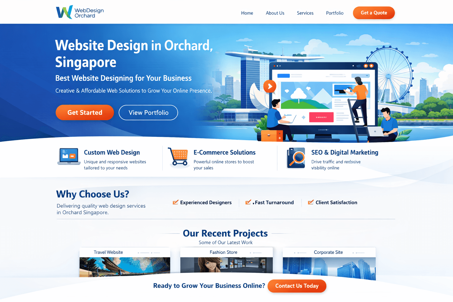Website Design in Orchard, Singapore | Best Website Designing