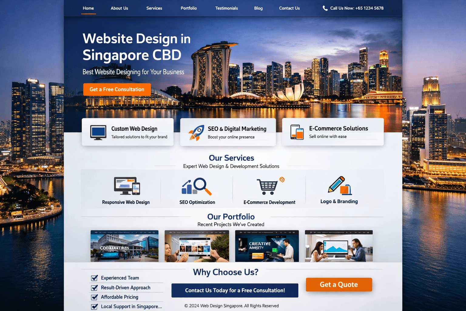 Website Design in Marina Bay, Singapore | Best Website Designing