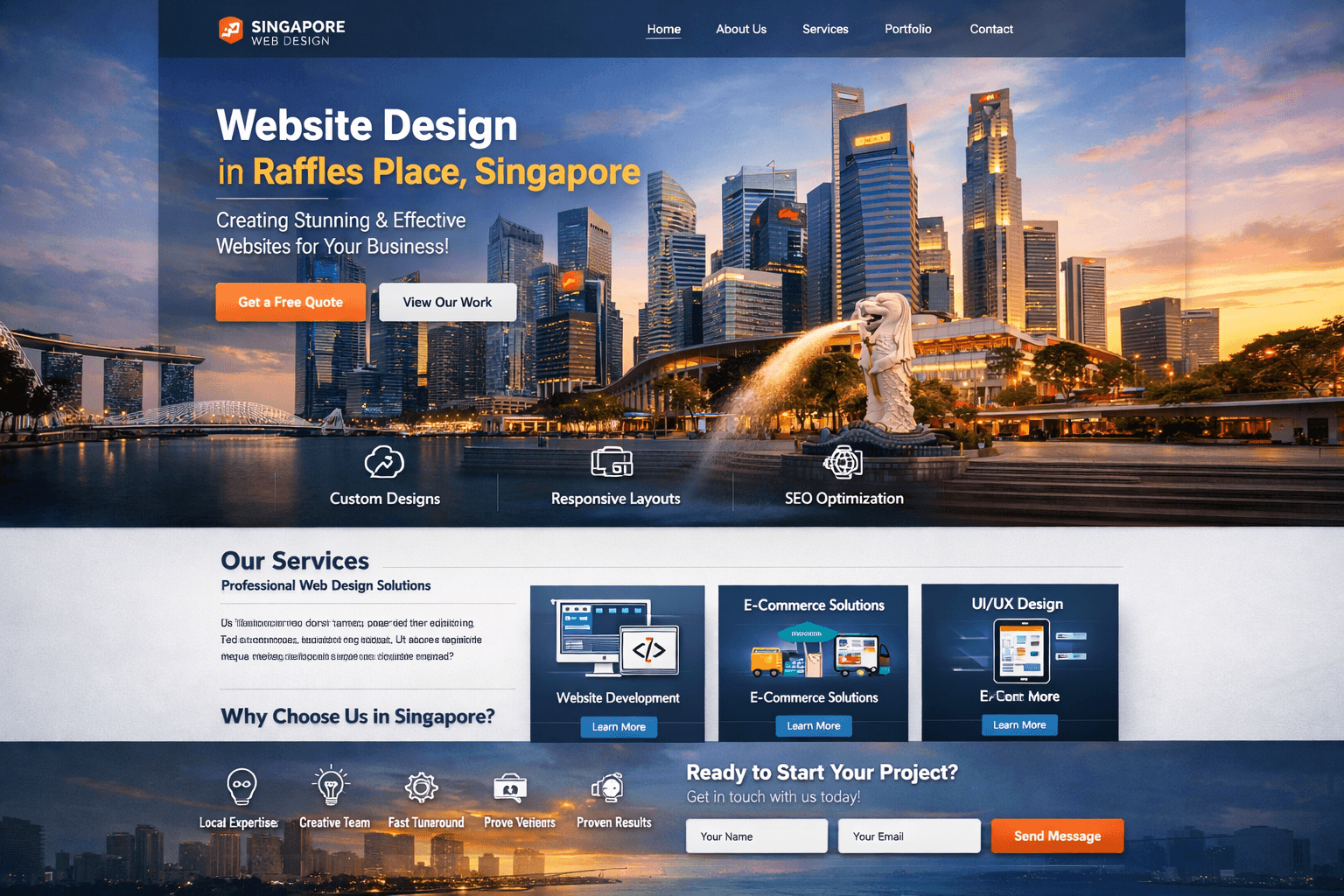Website Design in Raffles Place, Singapore | Best Website Designing