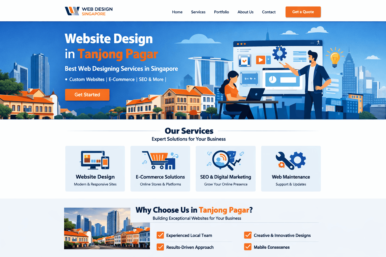 Website Design in Tanjong Pagar, Singapore | Best Website Designing